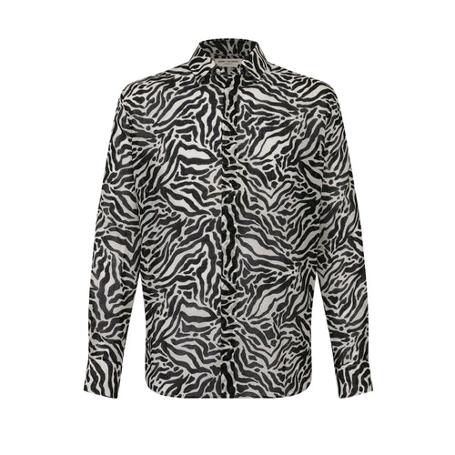 Saint Laurent Checked Wool Shirt