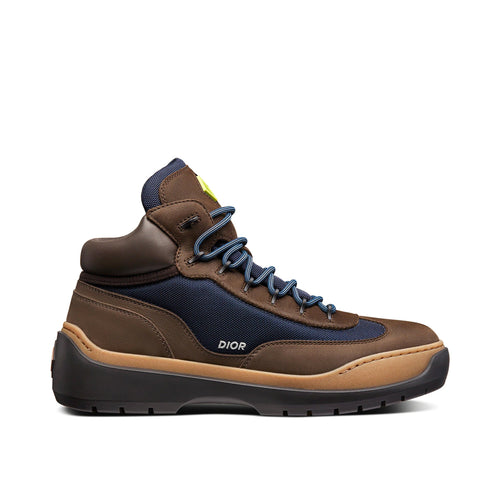 Dior Leather And Canvas Boots