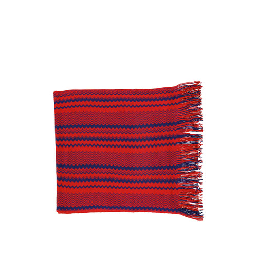 Missoni Fringed Crochet-Knit Scarf