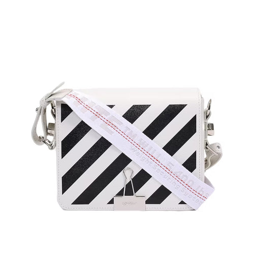 Off White Diag Flap Bag