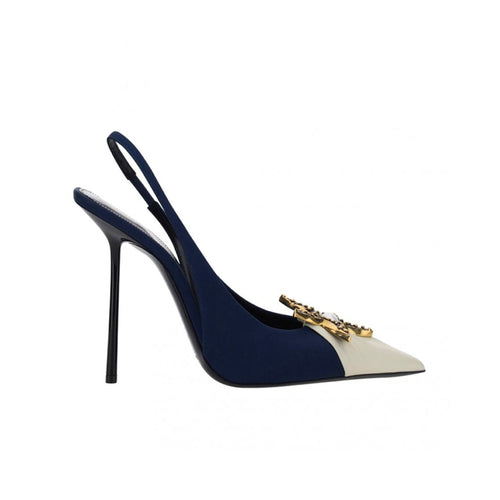 Saint Laurent Star Embellished Slingback Pumps