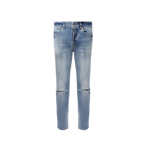 Saint Laurent Cotton Denim Jeans