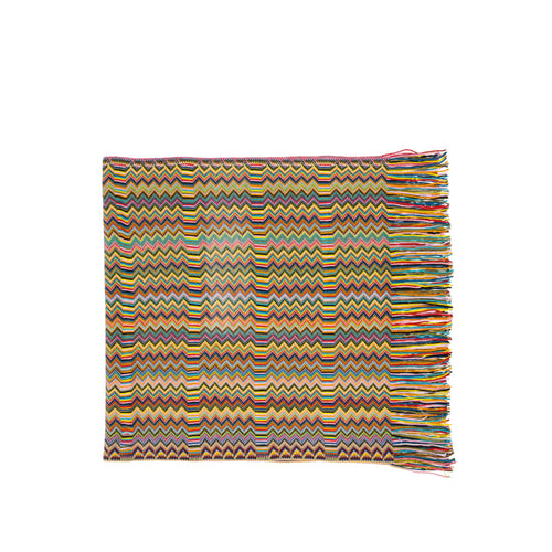 Missoni Fringed Crochet-Knit Scarf