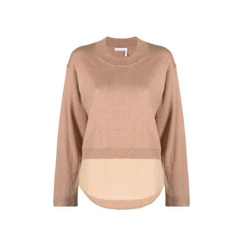 See By Chloe Cotton And Wool Sweater