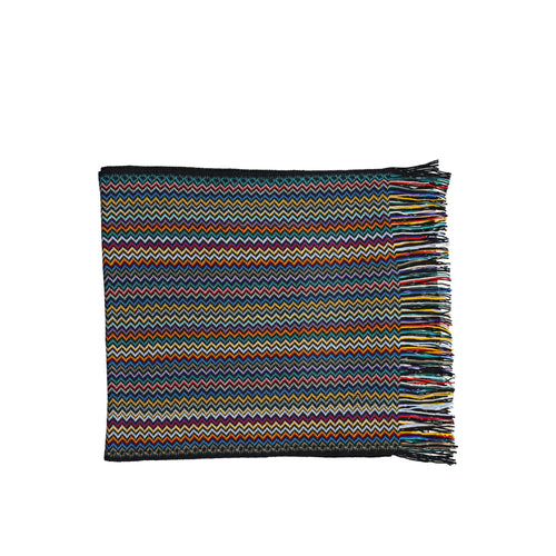 Missoni Fringed Crochet-Knit Virgin Wool Scarf