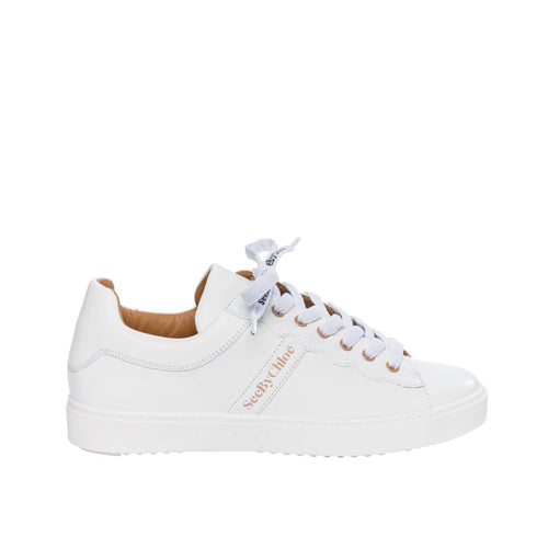 See By Chloe Logo Leather Sneakers