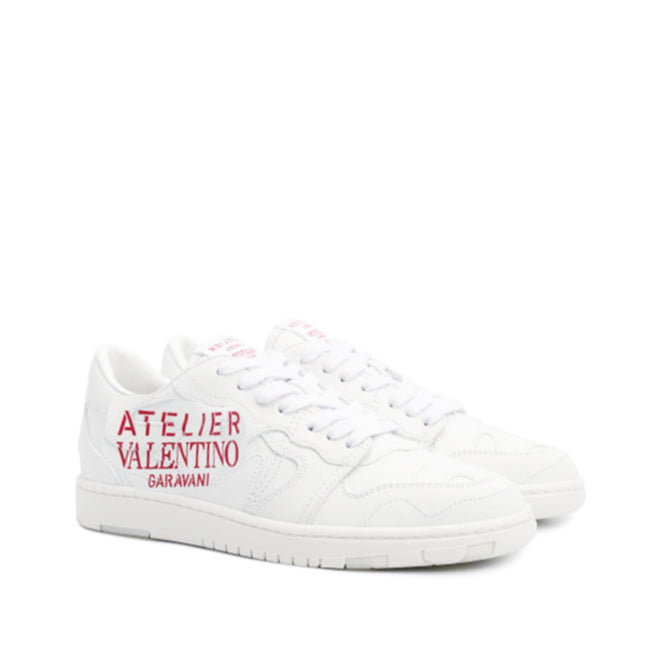 Valentino Garavani Leather Logo Sneakers