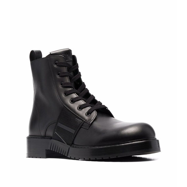 Valentino Garavani Leather Logo Boots