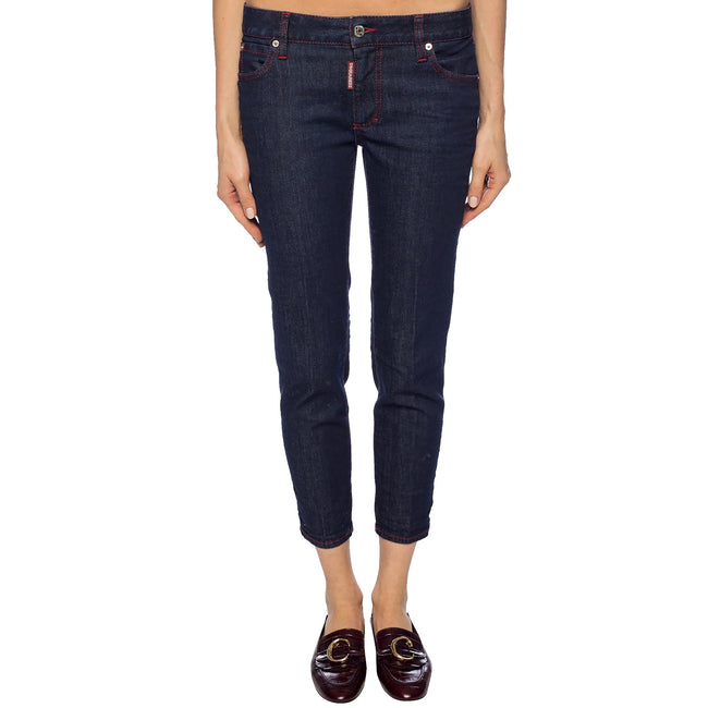Dsquared2 Cropped Denim Jeans