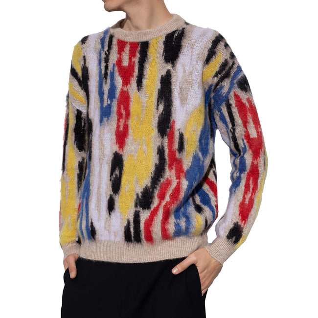 Saint Laurent Patterned Wool Sweater