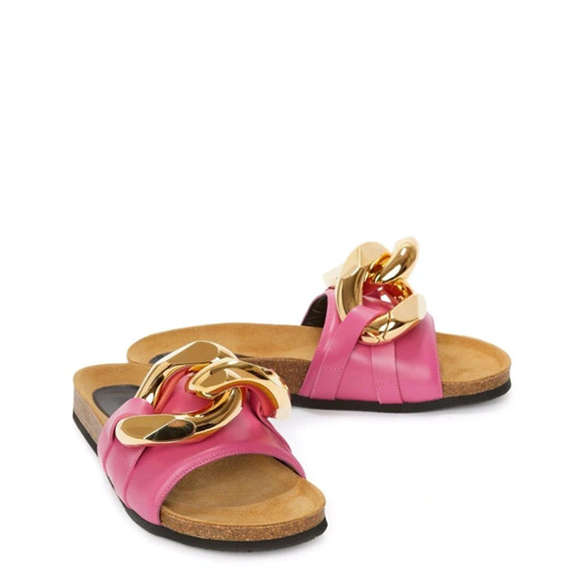 Jw Anderson Leather Flat Sandals