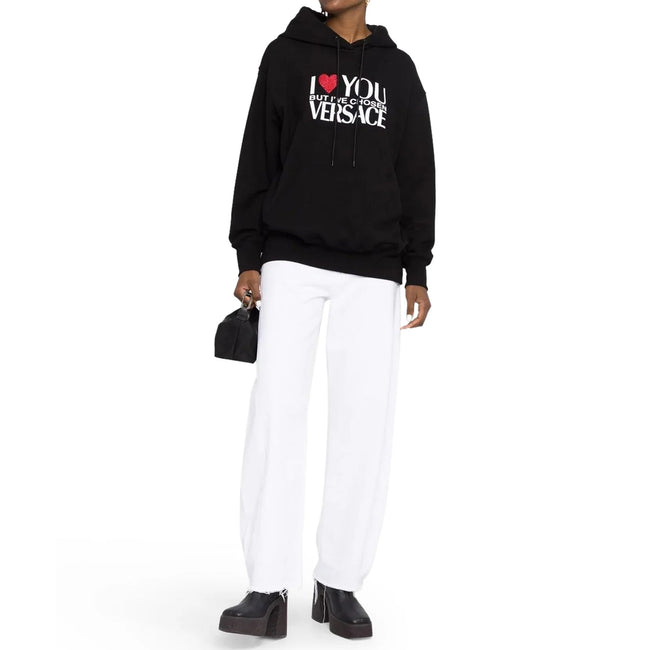 Versace Cotton Logo Sweatshirt