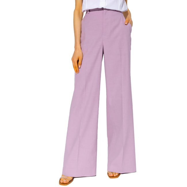 Valentino Pink Pleat-Front Trousers