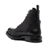Alexander Mcqueen Leather Lace Up Boots