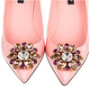 Dolce & Gabbana Crystal Embellished Suede Pumps