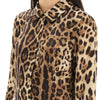 Dolce & Gabbana Leopard Print Silk Shirt