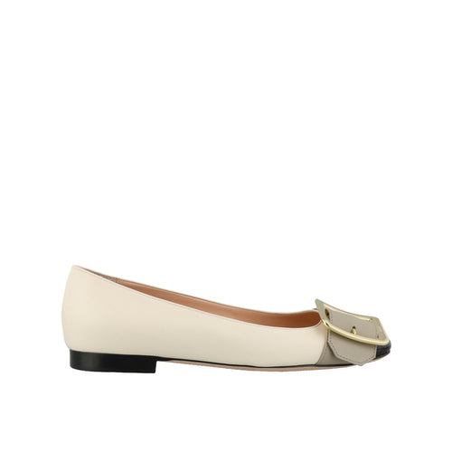 Bally Jackie Leather Ballet Flats