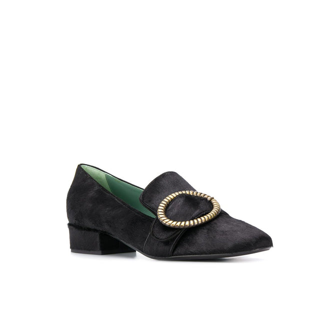 Paola D'Arcano Leather Loafers