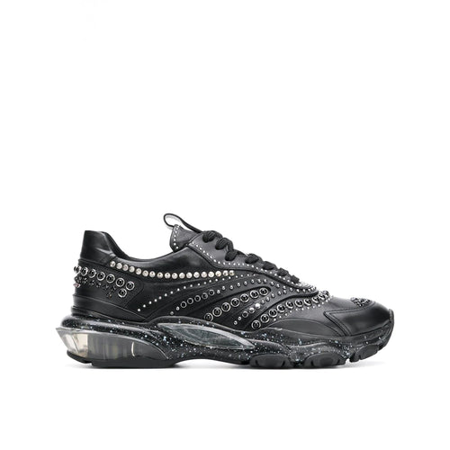 Valentino Studded Leather Sneakers