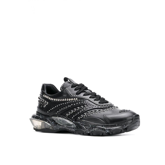 Valentino Studded Leather Sneakers