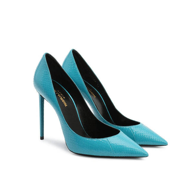 Saint Laurent Zoe 105 Leather Pumps