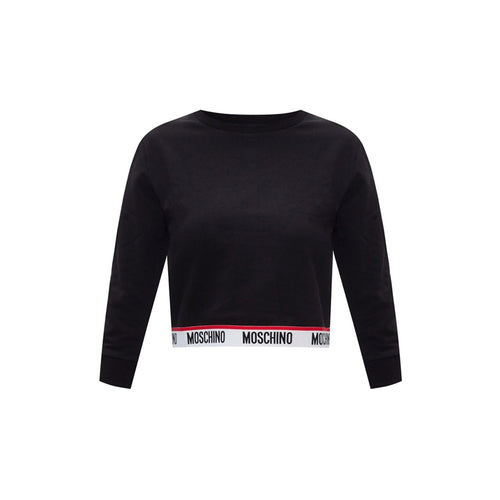 Moschino Underwear Cropped Logo Sweatshirt