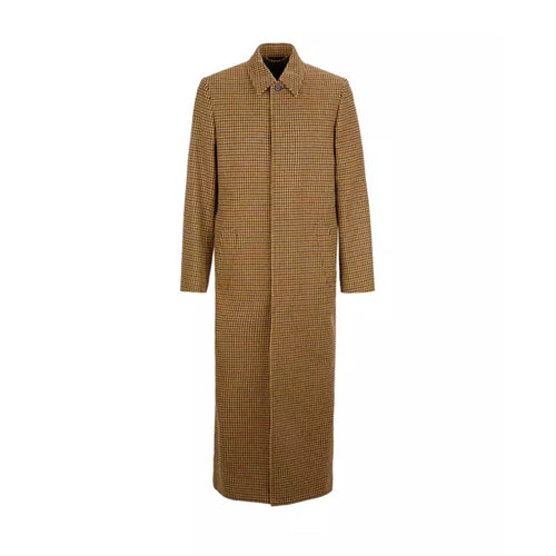 Balenciaga Seamless Long Wool Coat