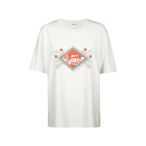 Saint Laurent Cotton Logo T-Shirt