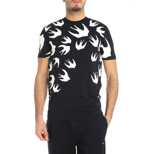 Mcq Alexander Mcqueen Cotton Swallow T-Shirt