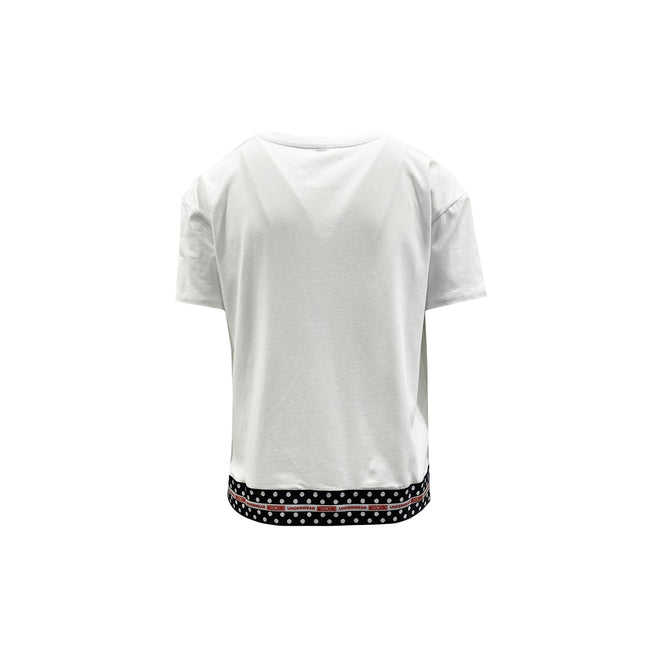 Moschino Underwear Dot Print Detail Logo T-Shirt
