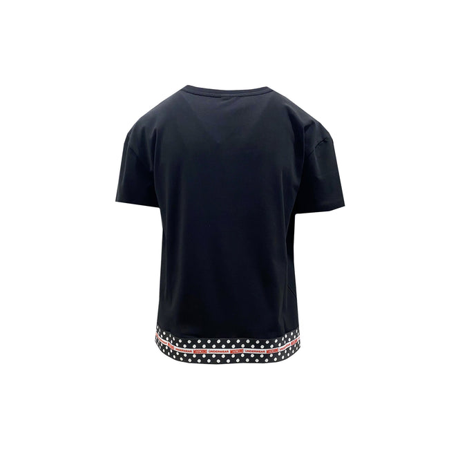 Moschino Underwear Dot Print Detail Logo T-Shirt